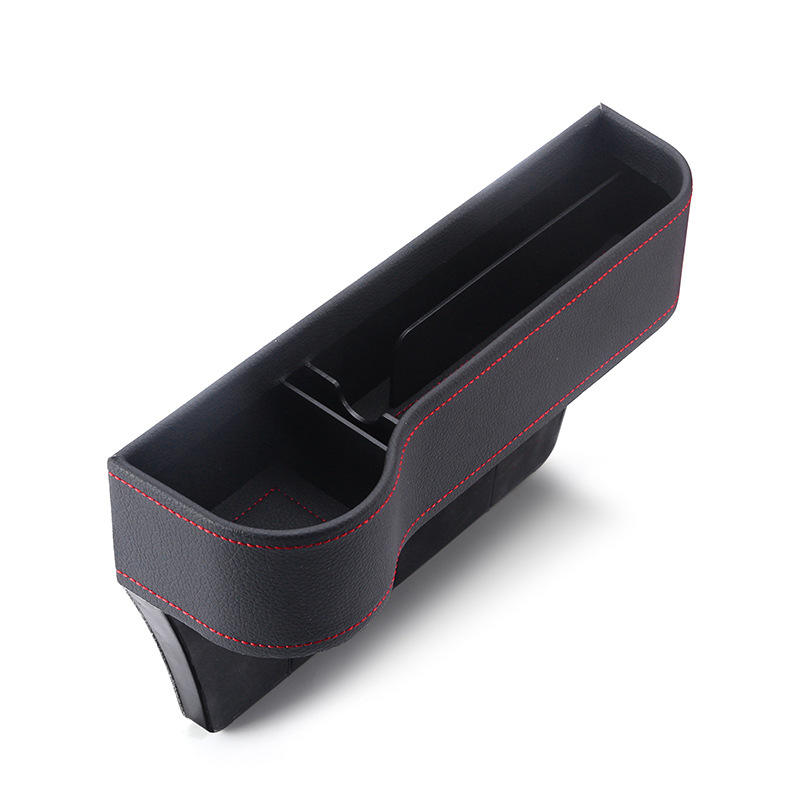 WK F11 Leather Car Gap Storage Box, Universal Leak-Proof Cup Holder Organizer - Guangzhou Wangkun In